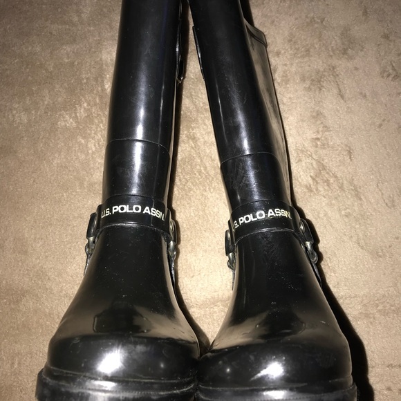 💞💞KIDS💞US POLO RUBBER RAIN BOOTS💞12M💞💞 - Picture 3 of 5